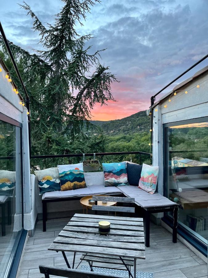 Appartement Sur Les Toits, Tres Jolie Vue Provence Gréoux-les-Bains Zewnętrze zdjęcie